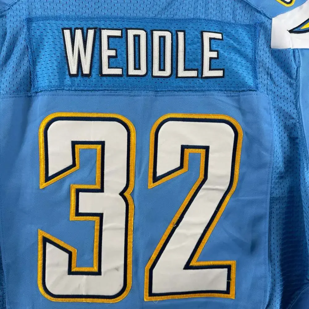 1287 Large Nike San Diego Chargers Eric Weddle #32 Powder Blue Jersey